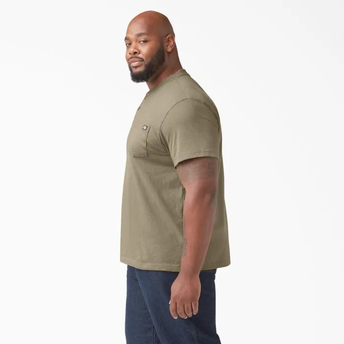 Heavyweight Short Sleeve Henley TShirt Desert Sand Desert Sand ds Men Dickies Shirts Heavyweight Short Sleeve Henley TShirt Desert Sand Desert Sand ds Men Dickies Shirts