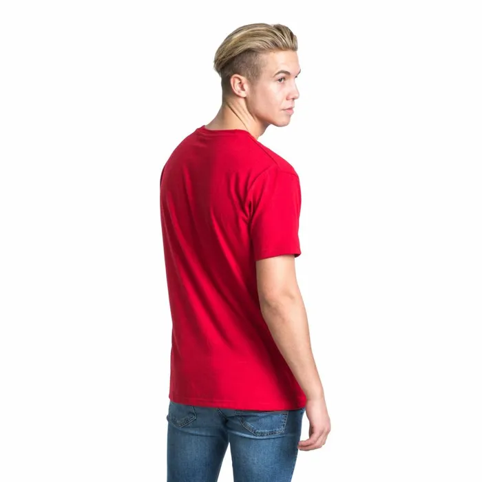 Heron Printed Casual TShirt Red Men Trespass TShirts