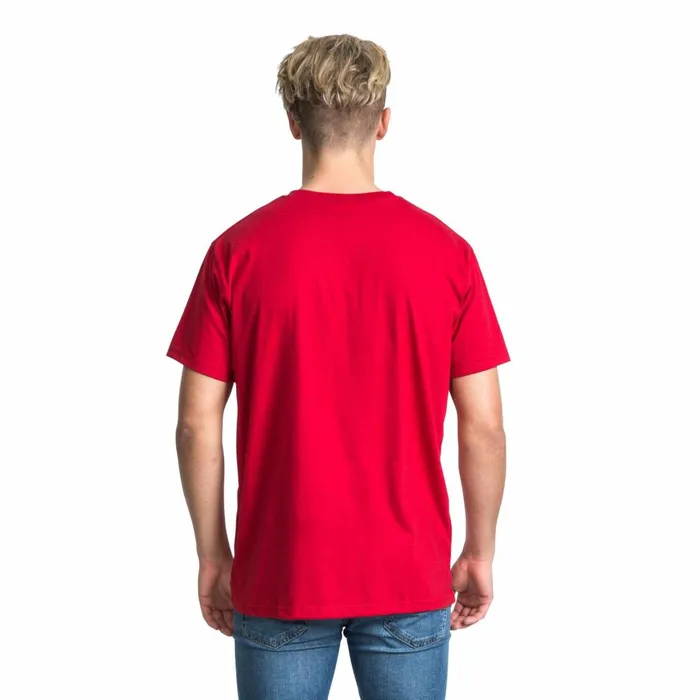 Heron Printed Casual TShirt Red Men Trespass TShirts