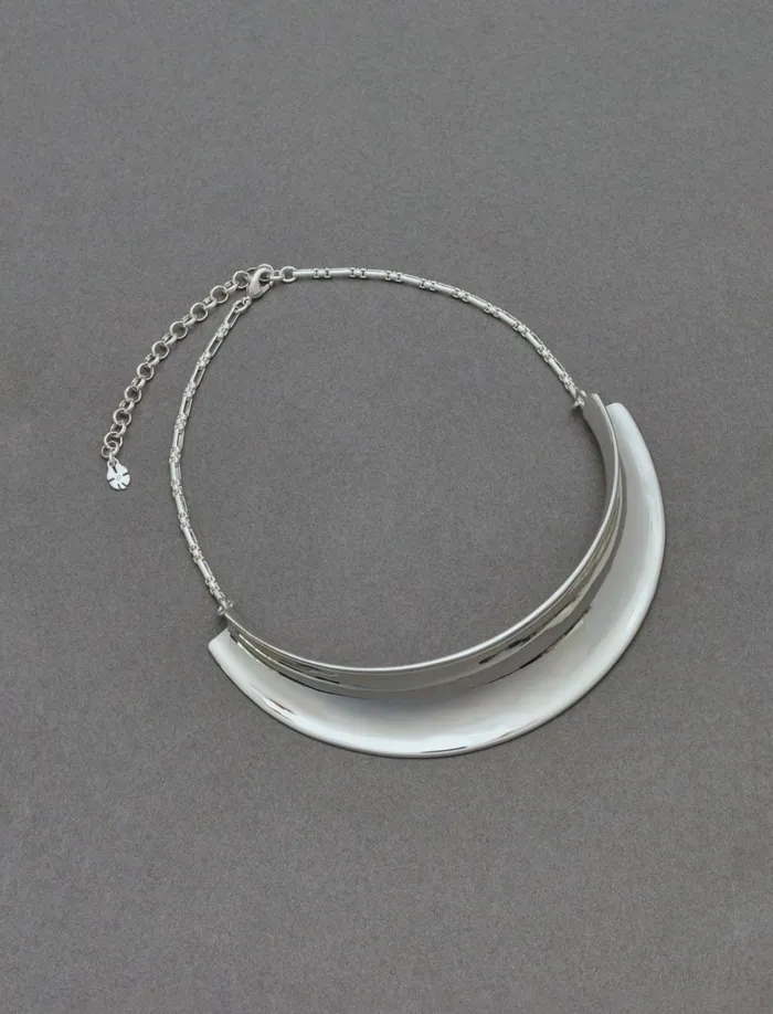 High Shine Chunky Collar Silver Women Lucky Brand Jewelry