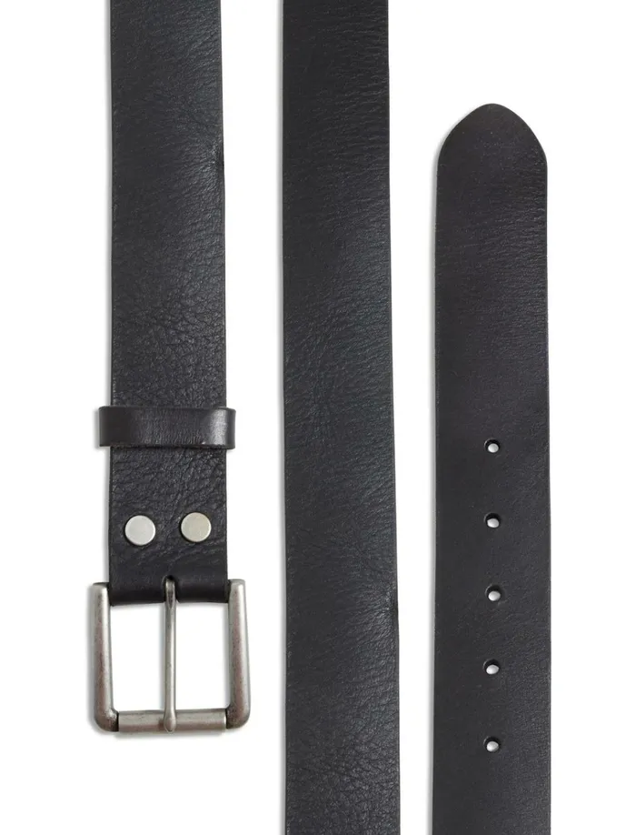 Highland Leather Belt Black Men Lucky Brand Belts
