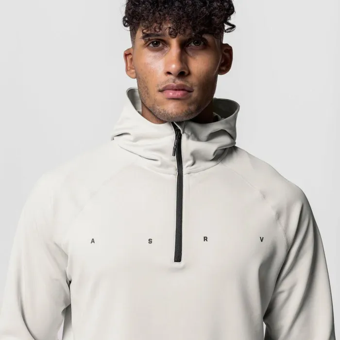 Hoodies and Sweatshirts Men ASRV Aeroheat Training Hoodie Bone