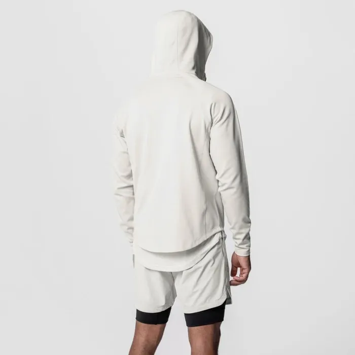 Hoodies and Sweatshirts Men ASRV Aeroheat Training Hoodie Bone