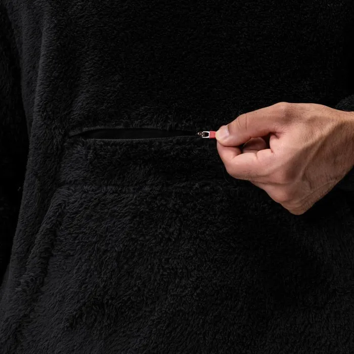Hoodies and Sweatshirts Men ASRV Sherpa Recovery Hoodie Blackblack