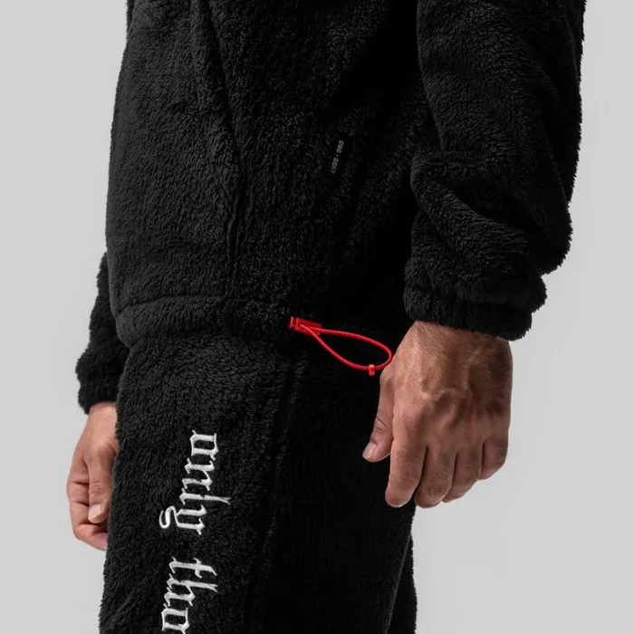 Hoodies and Sweatshirts Men ASRV Sherpa Recovery Hoodie Blackblack