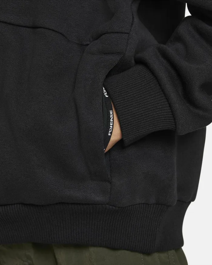 Hoodies And Sweatshirts Kids Nike SB Icon Fleece EasyOn Blackwhite