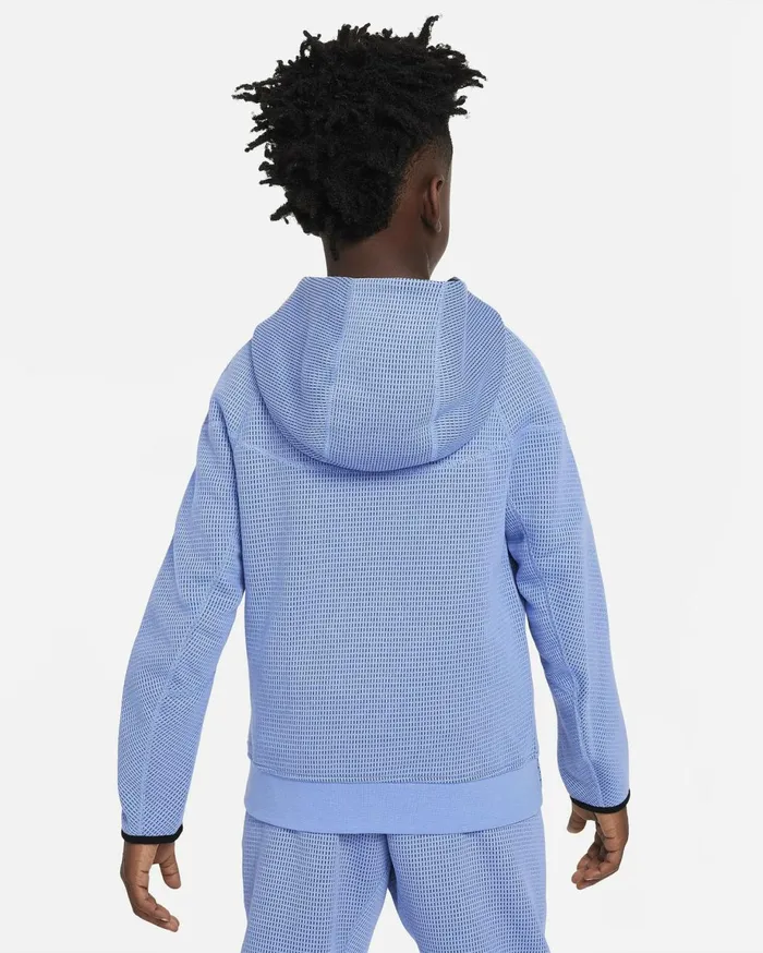 Hoodies And Sweatshirts Kids Nike Sportswear Tech Fleece Polarmidnight Navyblack