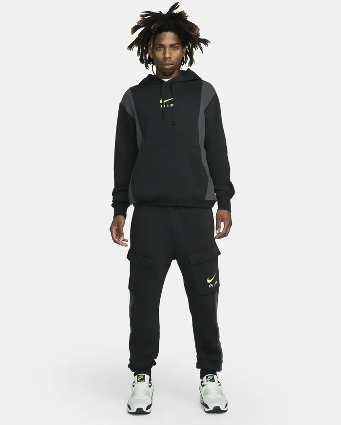 Hoodies And Sweatshirts Men Nike Air Blackanthracite