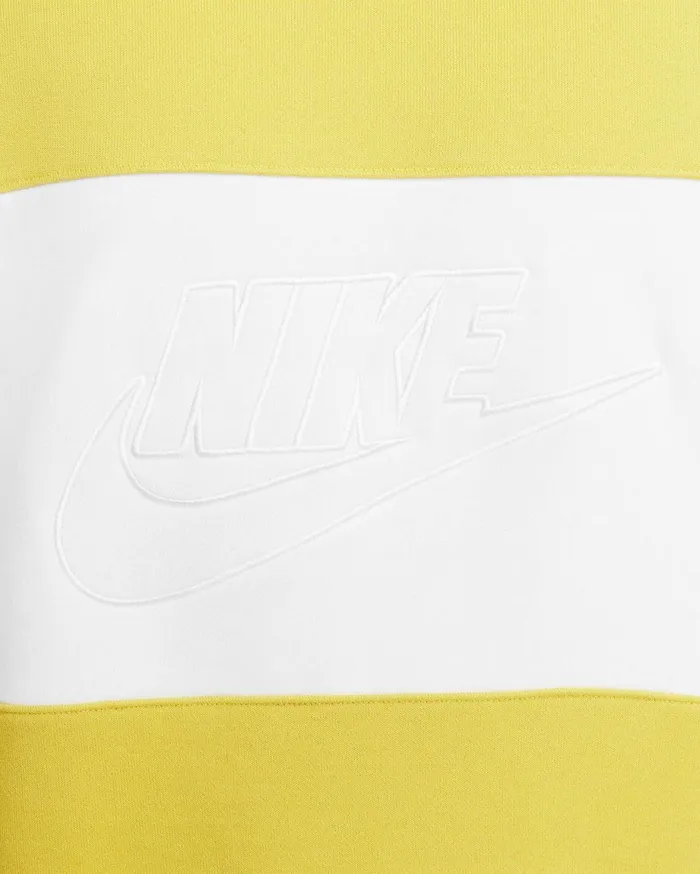 Hoodies And Sweatshirts Men Nike Club Vivid Sulphurwhite