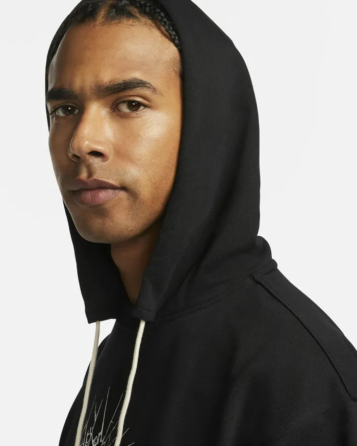 Hoodies And Sweatshirts Men Nike DriFIT Standard Issue Blackwhite