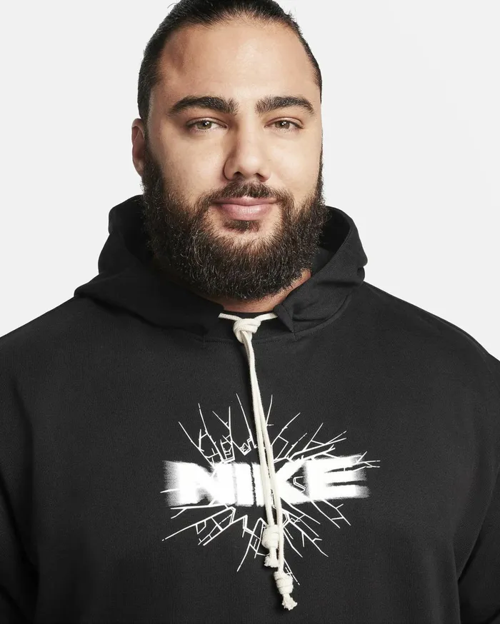 Hoodies And Sweatshirts Men Nike DriFIT Standard Issue Blackwhite