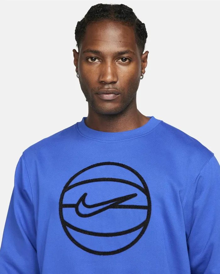 Hoodies And Sweatshirts Men Nike DriFIT Standard Issue Game Royalblack