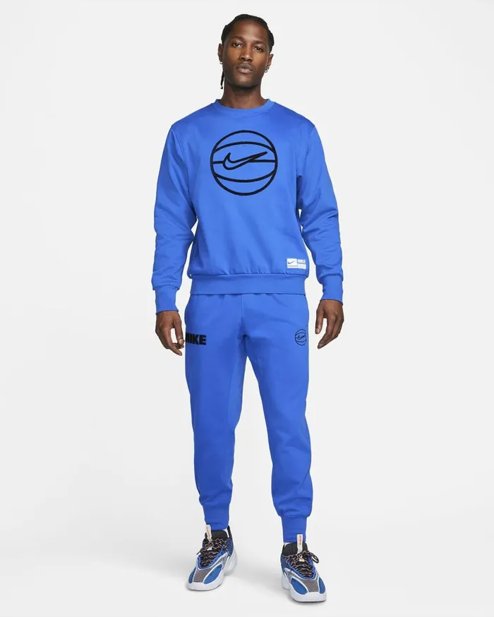 Hoodies And Sweatshirts Men Nike DriFIT Standard Issue Game Royalblack