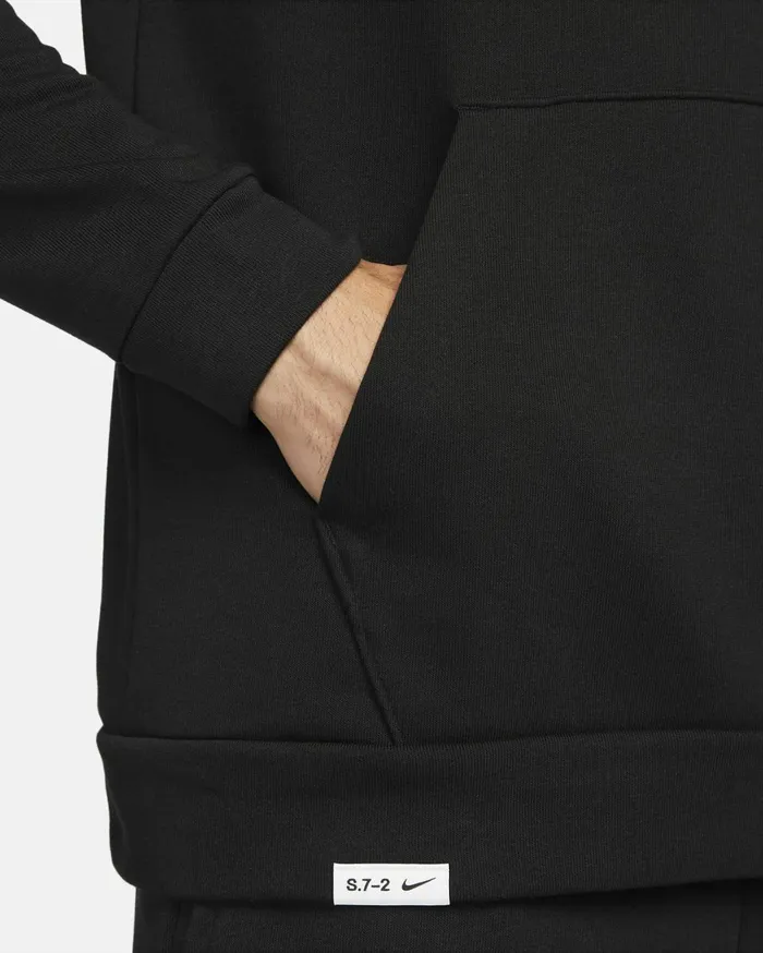 Hoodies And Sweatshirts Men Nike DriFIT Studio 03972 Blackwhite