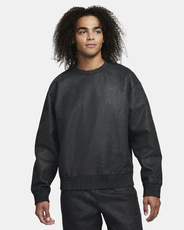 Hoodies And Sweatshirts Men Nike Forward Crew Anthraciteblackblack