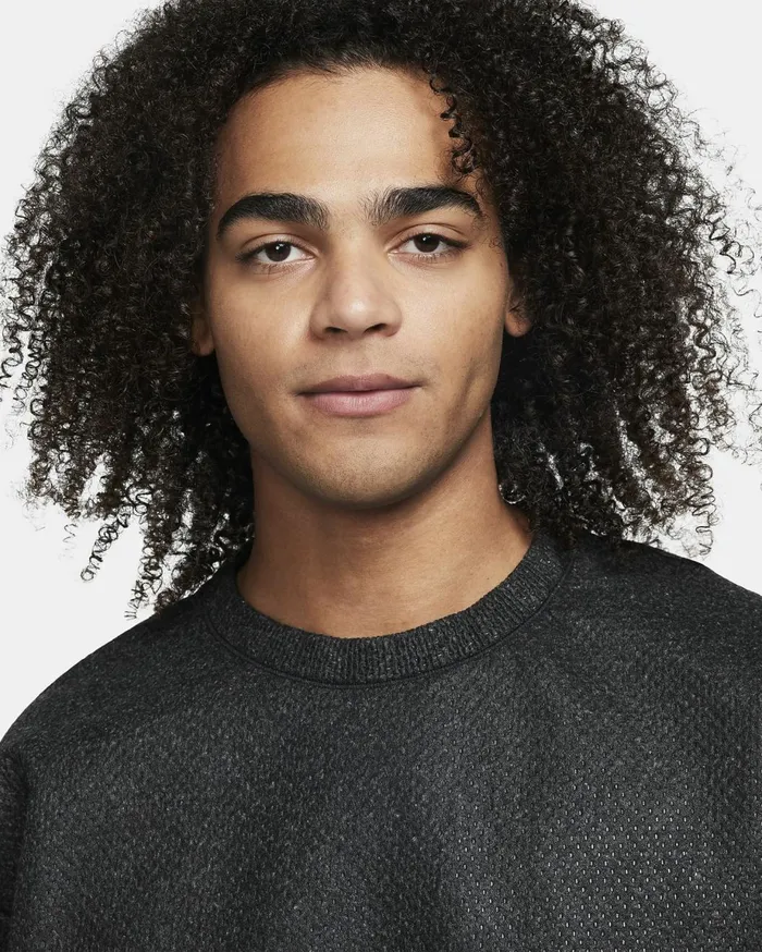 Hoodies And Sweatshirts Men Nike Forward Crew Anthraciteblackblack