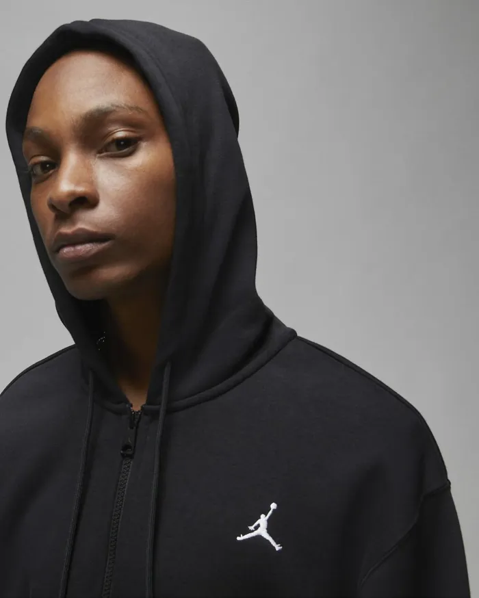 Hoodies And Sweatshirts Men Nike Jordan Essentials Blackwhite