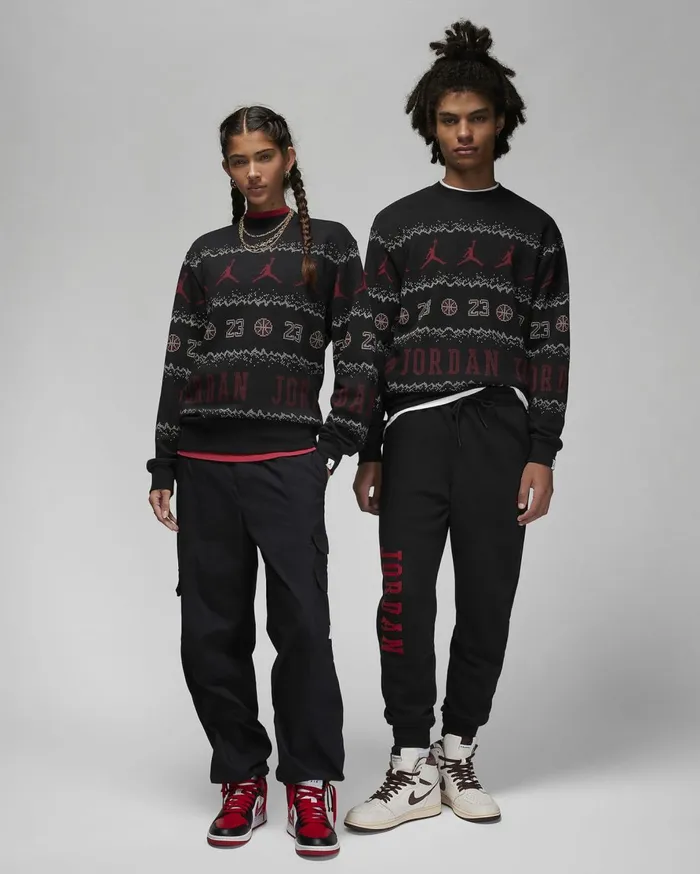Hoodies And Sweatshirts Men Nike Jordan Essentials Holiday Black
