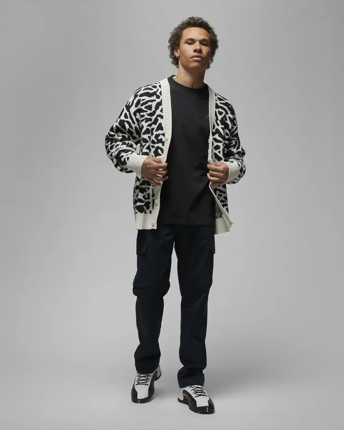 Hoodies And Sweatshirts Men Nike Jordan Flight Heritage Phantomblack