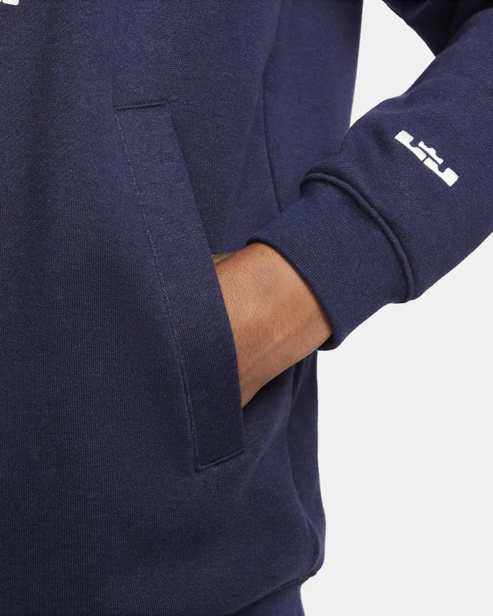 Hoodies And Sweatshirts Men Nike LeBron Purple Inkheatherphantom