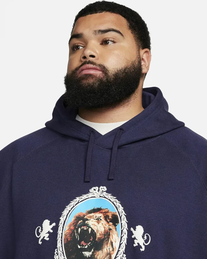 Hoodies And Sweatshirts Men Nike LeBron Purple Inkheatherphantom