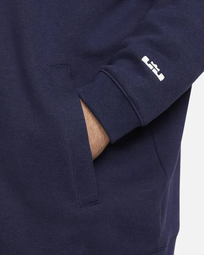 Hoodies And Sweatshirts Men Nike LeBron Purple Inkheatherphantom