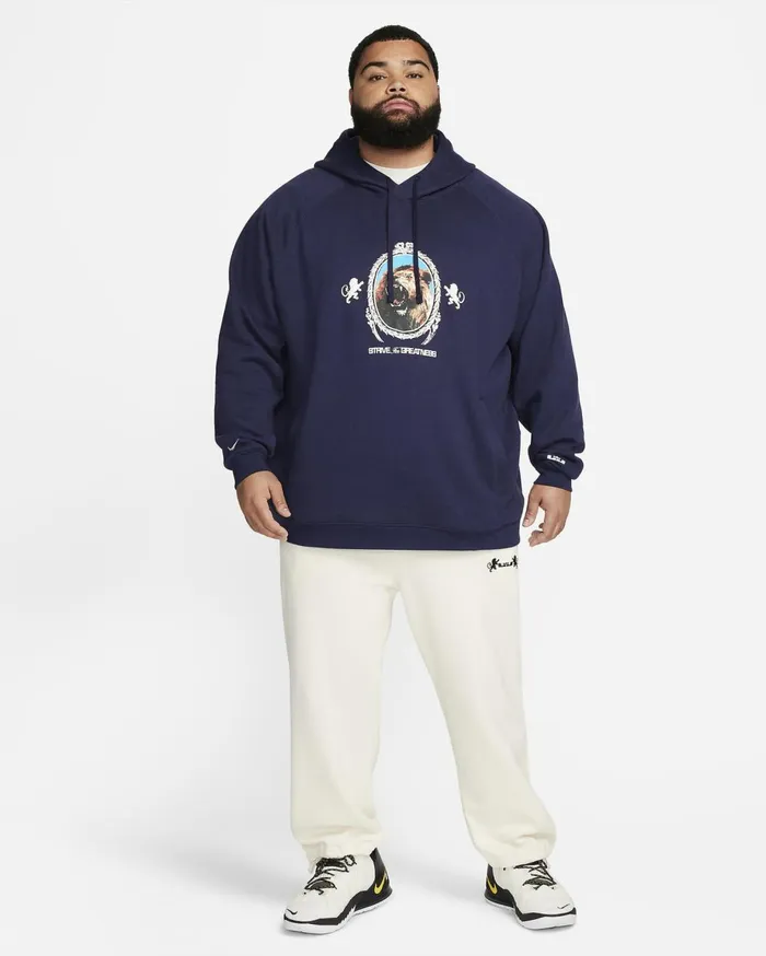 Hoodies And Sweatshirts Men Nike LeBron Purple Inkheatherphantom