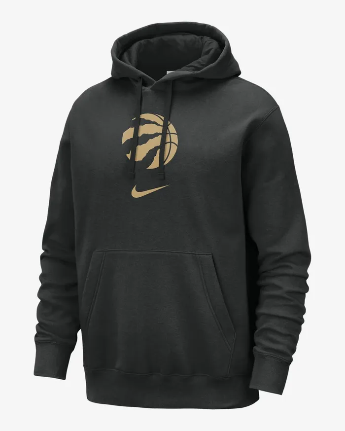 Hoodies And Sweatshirts Men Nike Toronto Raptors Club Fleece City Edition Black