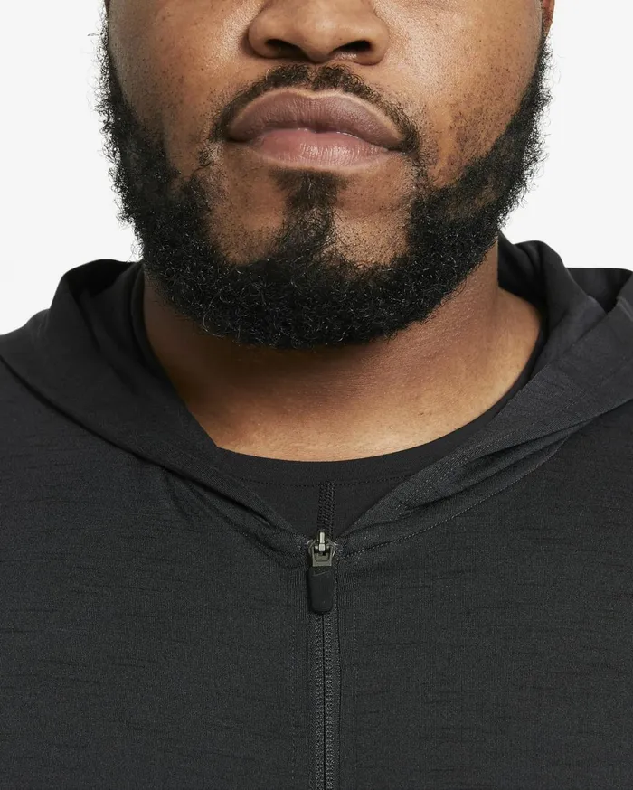 Hoodies And Sweatshirts Men Nike Yoga DriFIT Offnoirblackheather