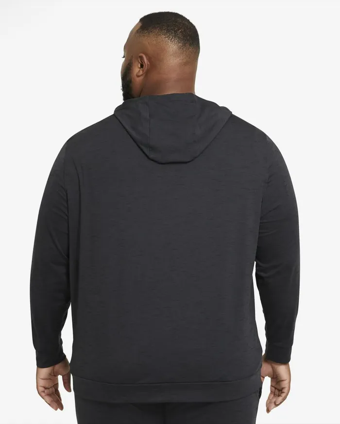 Hoodies And Sweatshirts Men Nike Yoga DriFIT Offnoirblackheather
