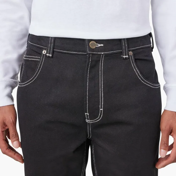 Houston Relaxed Fit Jeans Stonewashed Black Stonewashed Black sbk Men Dickies Jeans Houston Relaxed Fit Jeans Stonewashed Black Stonewashed Black sbk Men Dickies Jeans