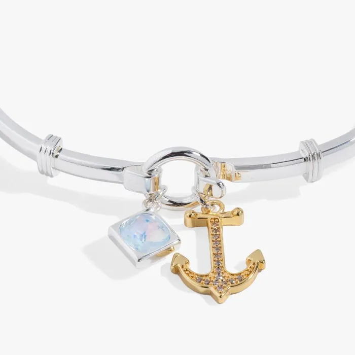 Iconic Women Alex And Ani Anchor Tension Bangle Two Tone