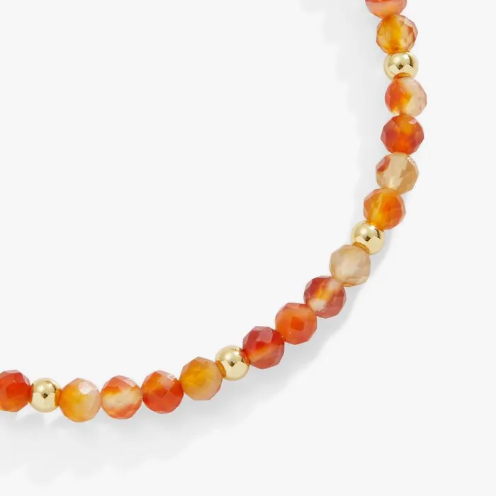 Iconic Women Alex And Ani Carnelian Beaded Bangle Chocolate