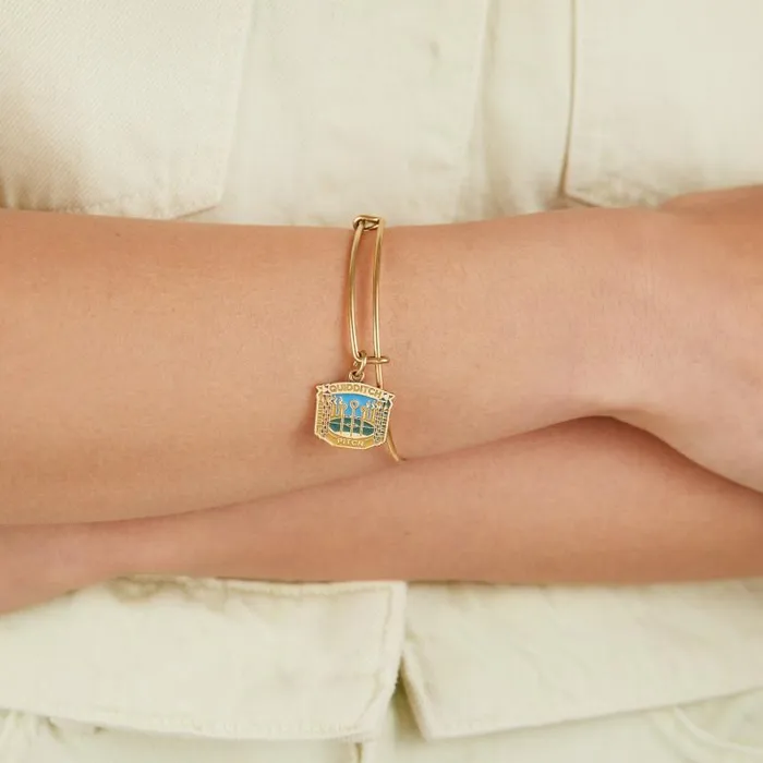 Iconic Women Alex And Ani Harry Potter 039Quidditch Pitch039 Charm Bangle Rafaelian Gold