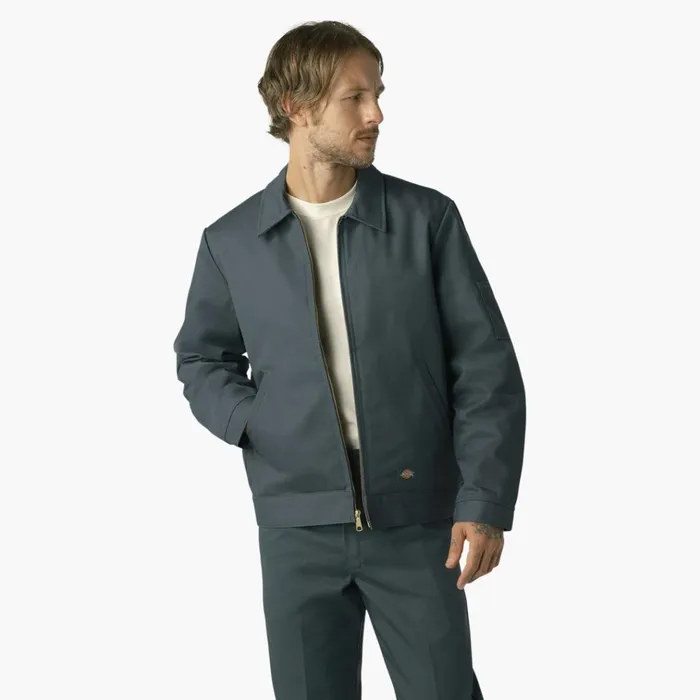 Insulated Eisenhower Jacket Airforce Blue Airforce Blue af Men Dickies Outerwear Insulated Eisenhower Jacket Airforce Blue Airforce Blue af Men Dickies Outerwear