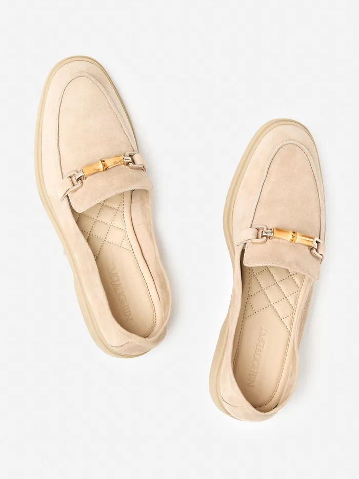 JMclaughlin Reina Suede Loafers Oat Women Loafers