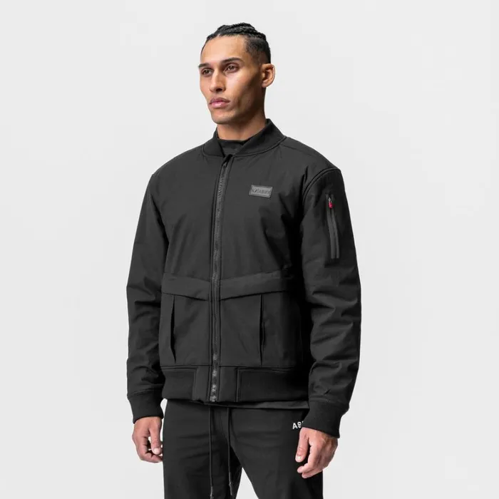 Jackets and Outerwear Men ASRV Kinterra Weatherproof Bomber Jacket Black
