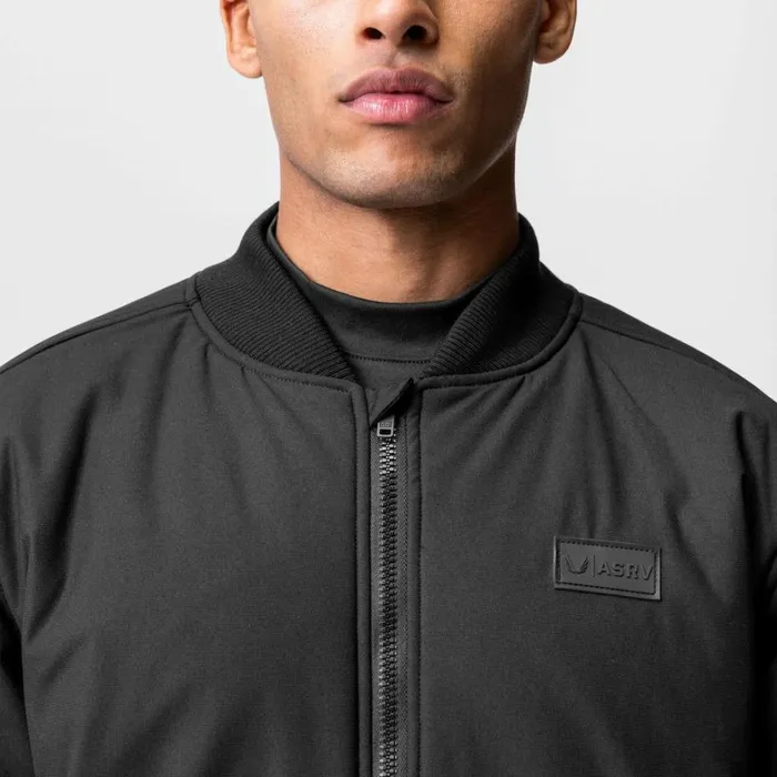 Jackets and Outerwear Men ASRV Kinterra Weatherproof Bomber Jacket Black