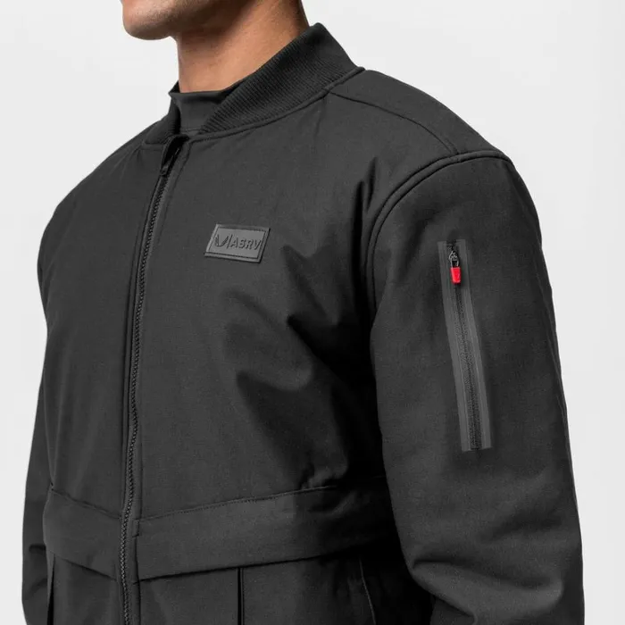 Jackets and Outerwear Men ASRV Kinterra Weatherproof Bomber Jacket Black