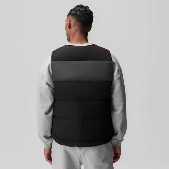 Jackets and Outerwear Men ASRV Ripstop Insulated Puffer Gilet Black