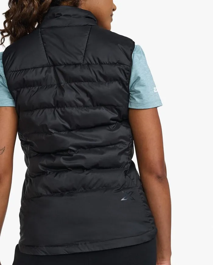 Jackets and Vests Womens 2XU Commute Packable Insulation Vest Black