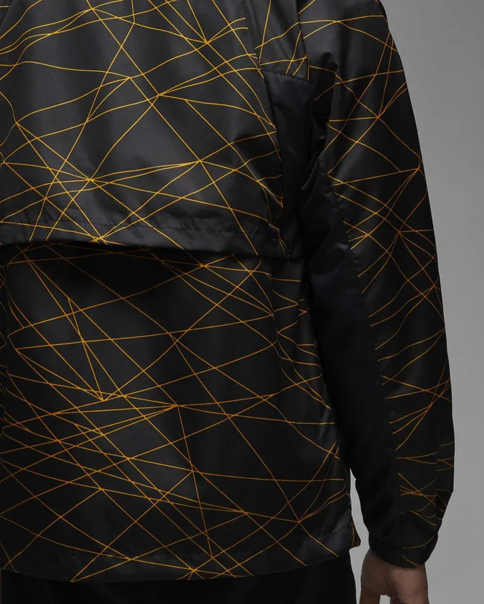 Jackets Men Nike Paris SaintGermain Blacktour Yellow