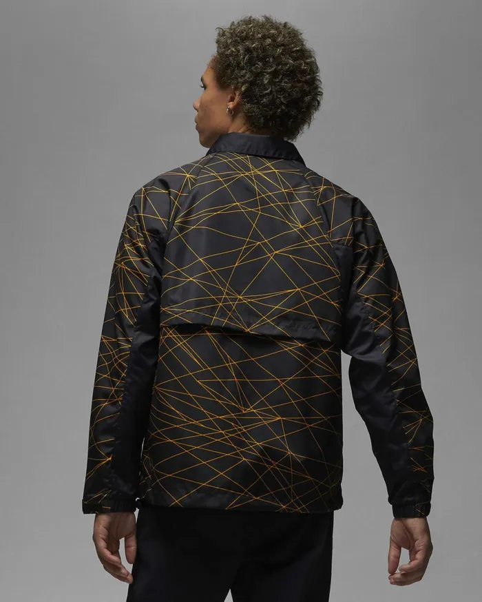 Jackets Men Nike Paris SaintGermain Blacktour Yellow