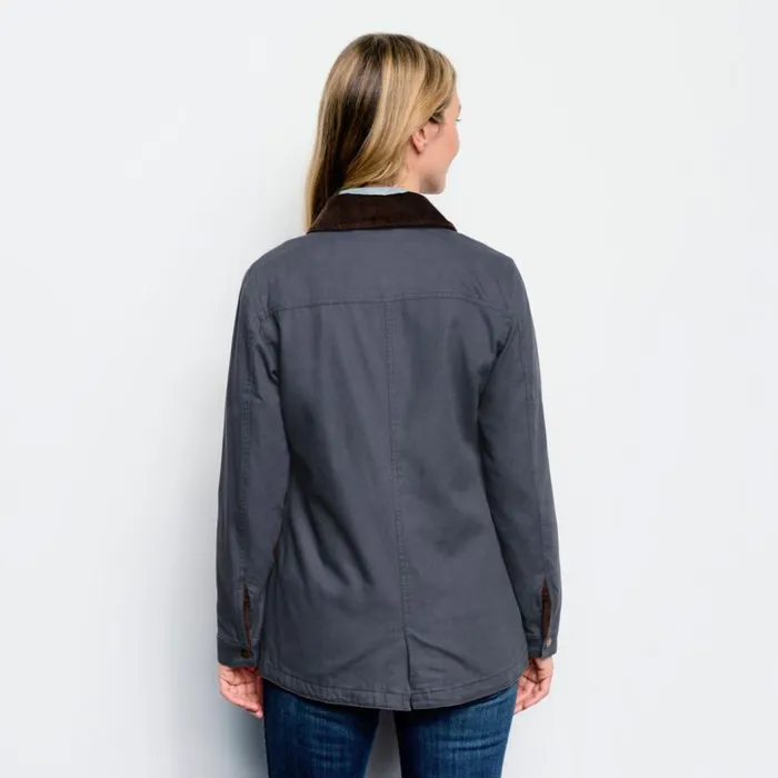 Jackets Women Orvis Womens Orvis 1856 Barn Coat Carbon