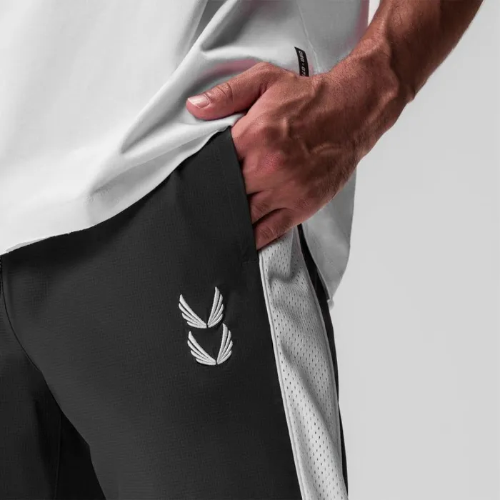 Joggers and Pants Men ASRV Ripstop Oversized Track Pant Space Grey