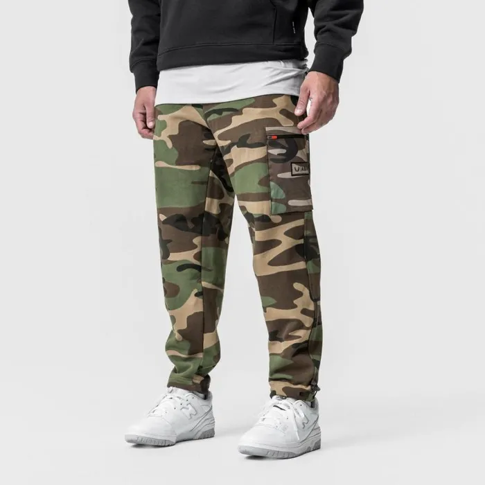 Joggers and Pants Men ASRV TechTerry Cinch Cargo Jogger Woodland Camo