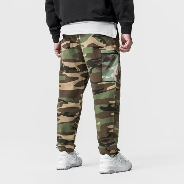 Joggers and Pants Men ASRV TechTerry Cinch Cargo Jogger Woodland Camo