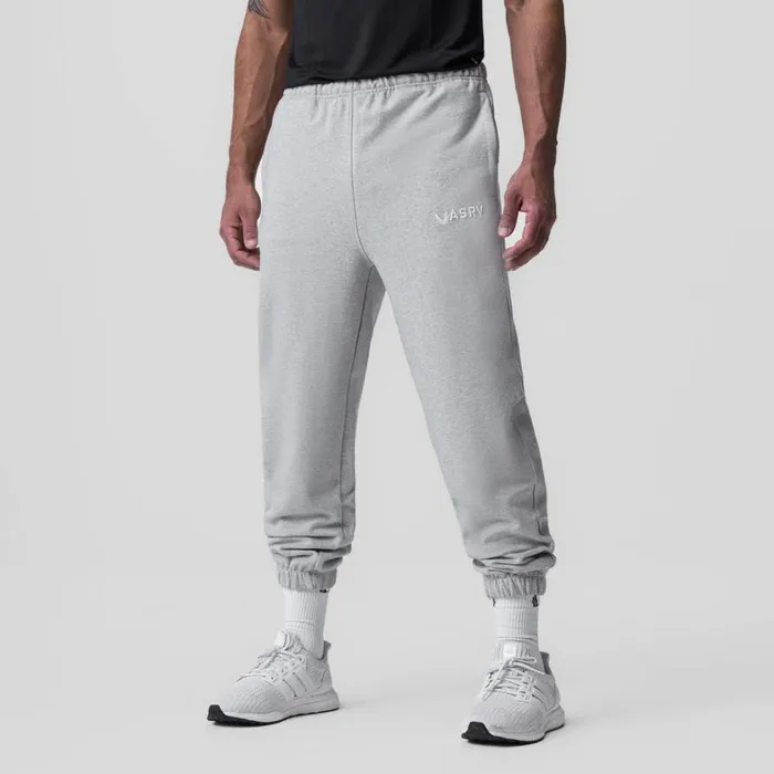 Joggers and Pants Men ASRV TechTerry Oversized Sweats Heather Grey