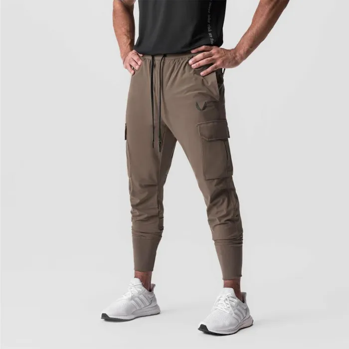 Joggers and Pants Men ASRV TetraLite Cargo High Rib Jogger Deep Taupe