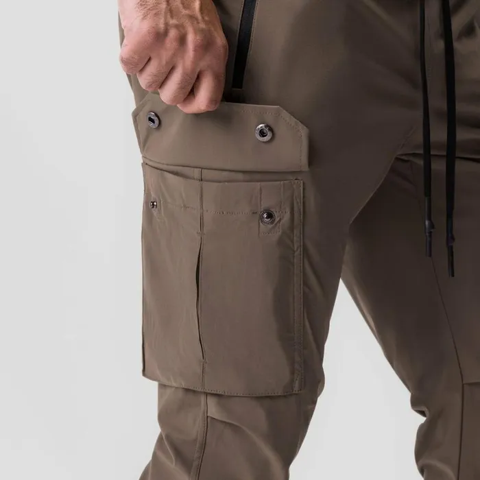 Joggers and Pants Men ASRV TetraLite Cargo High Rib Jogger Deep Taupe